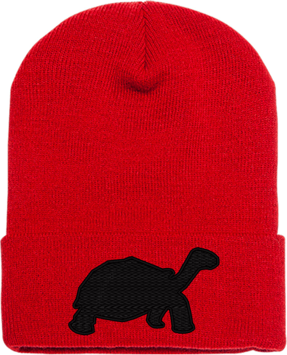 Tortoise Silhouette Knit Beanie