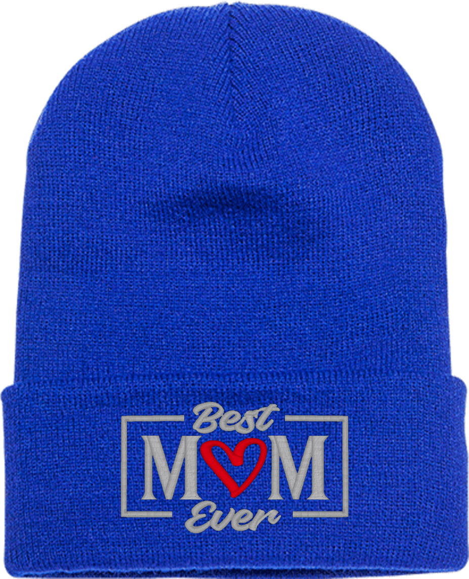 Best Mom Ever Mother's Day Knit Beanie