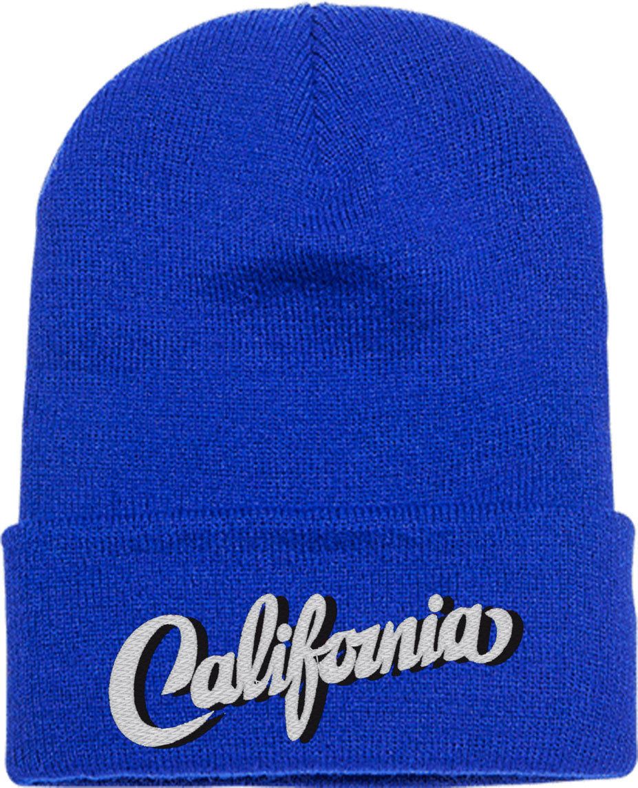 California Typography Knit Beanie