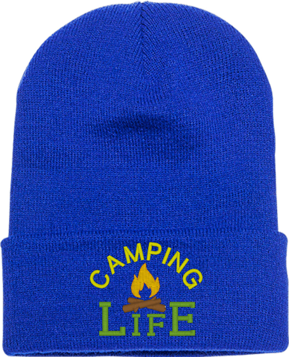 Camping Life Knit Beanie