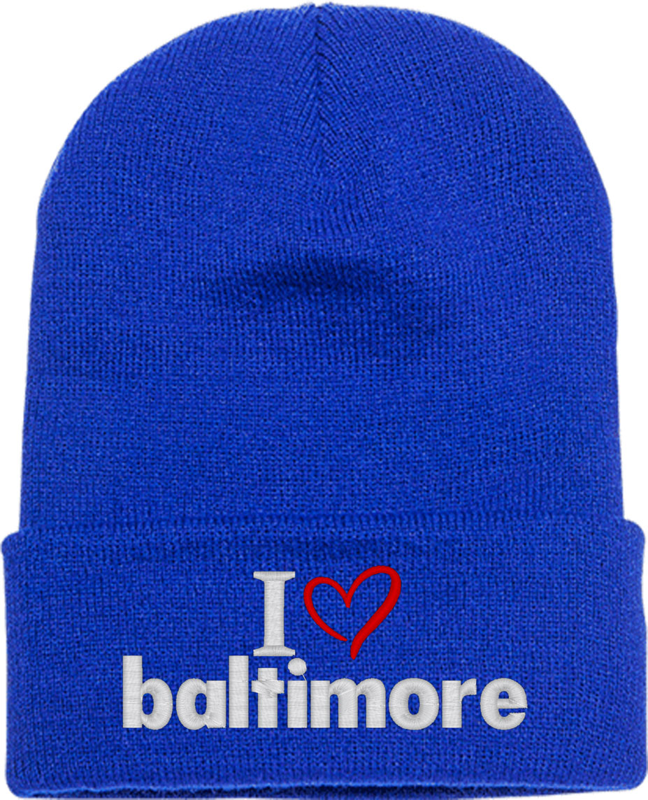 I Love Baltimore Knit Beanie