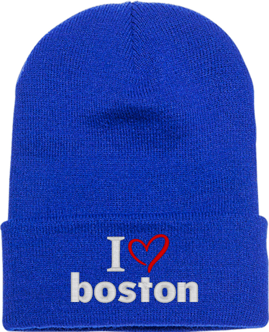 I Love Boston Knit Beanie