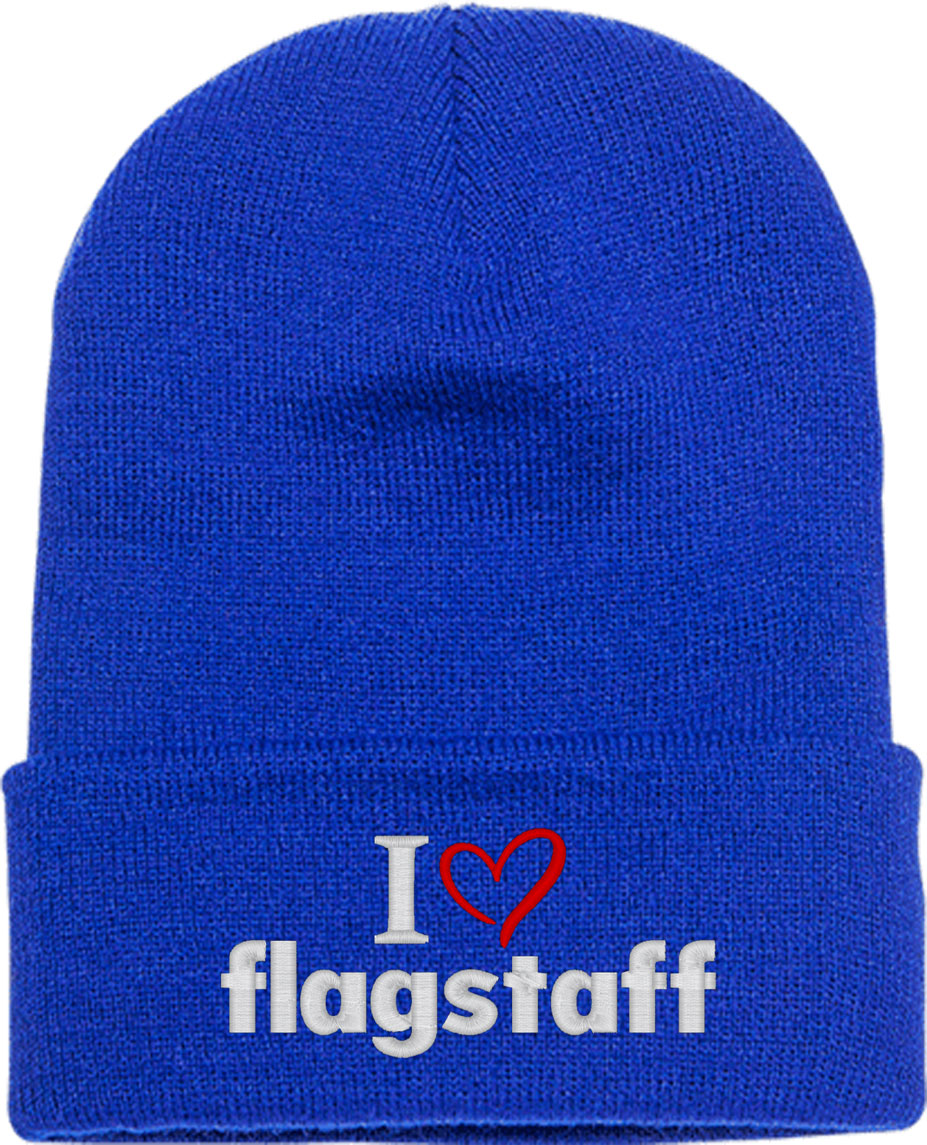 I Love Flagstaff Knit Beanie
