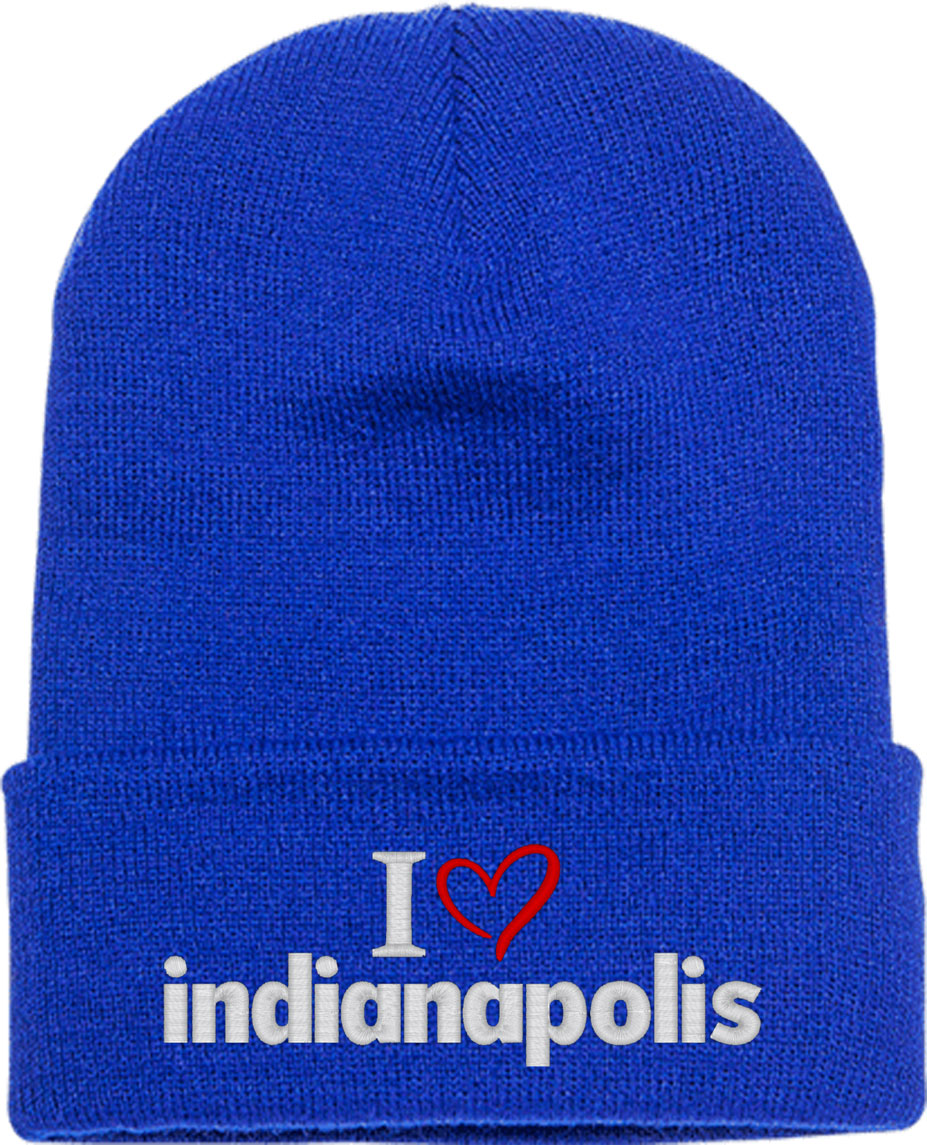 I Love Indianapolis Knit Beanie