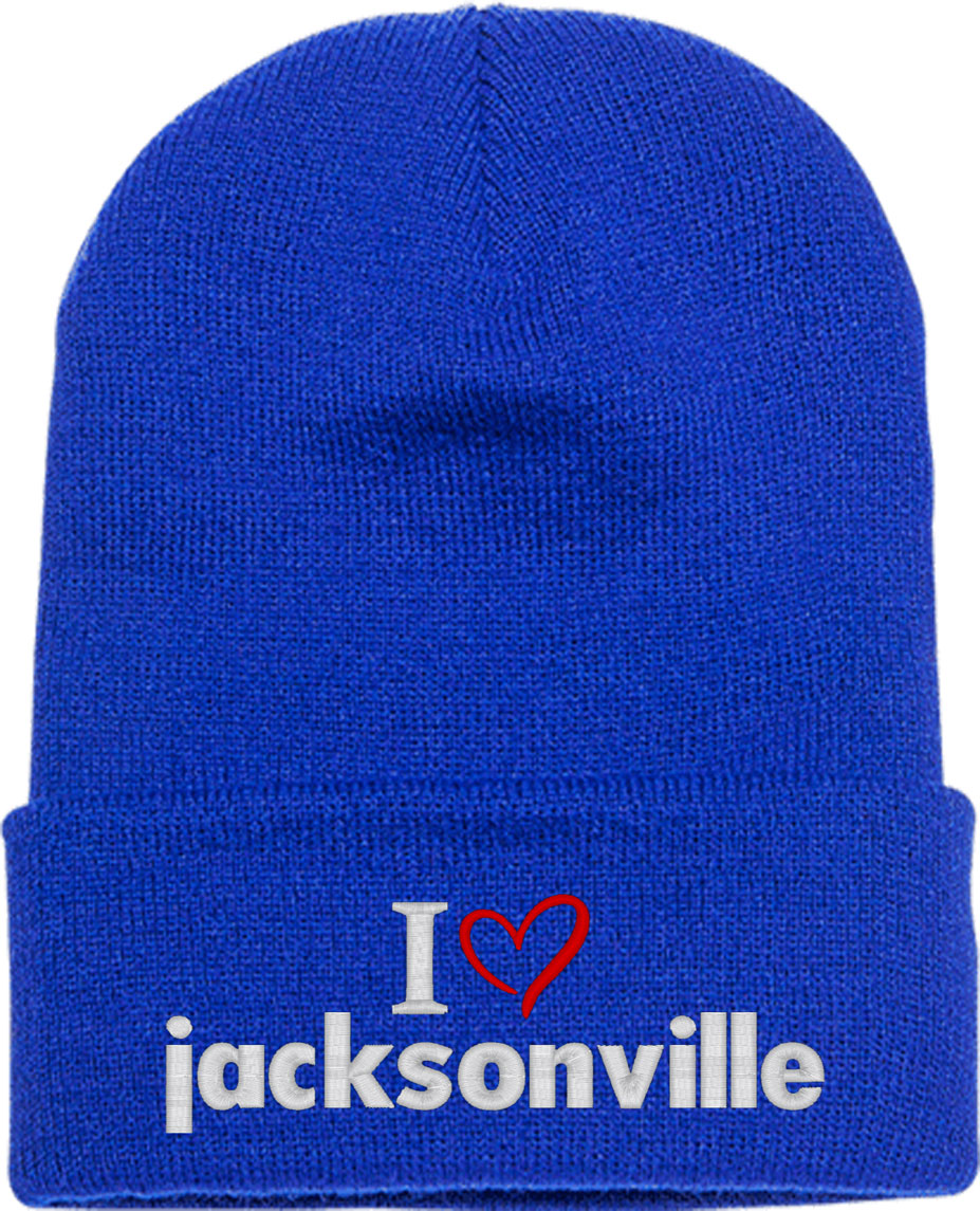 I Love Jacksonville Knit Beanie