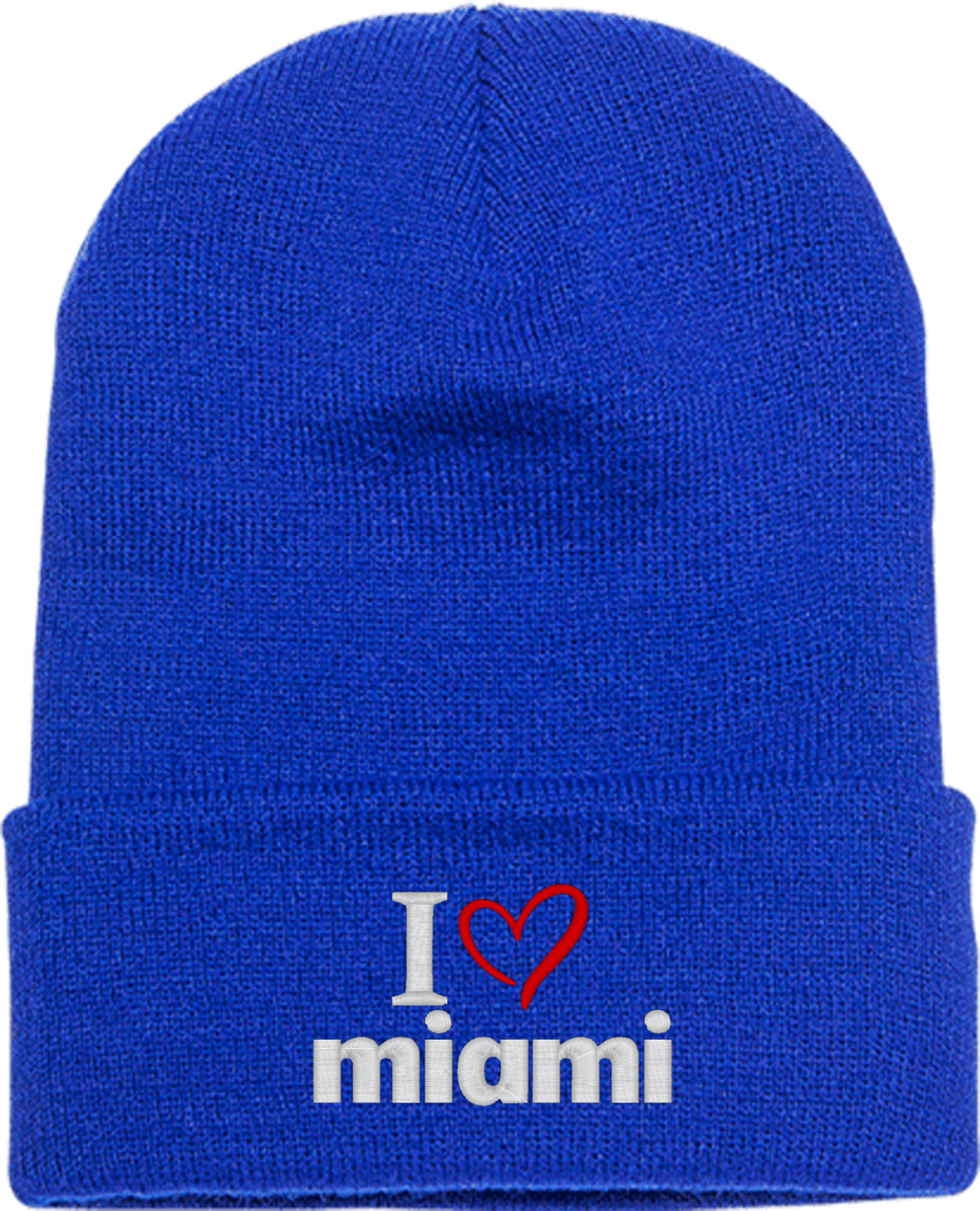 I Love Miami Knit Beanie