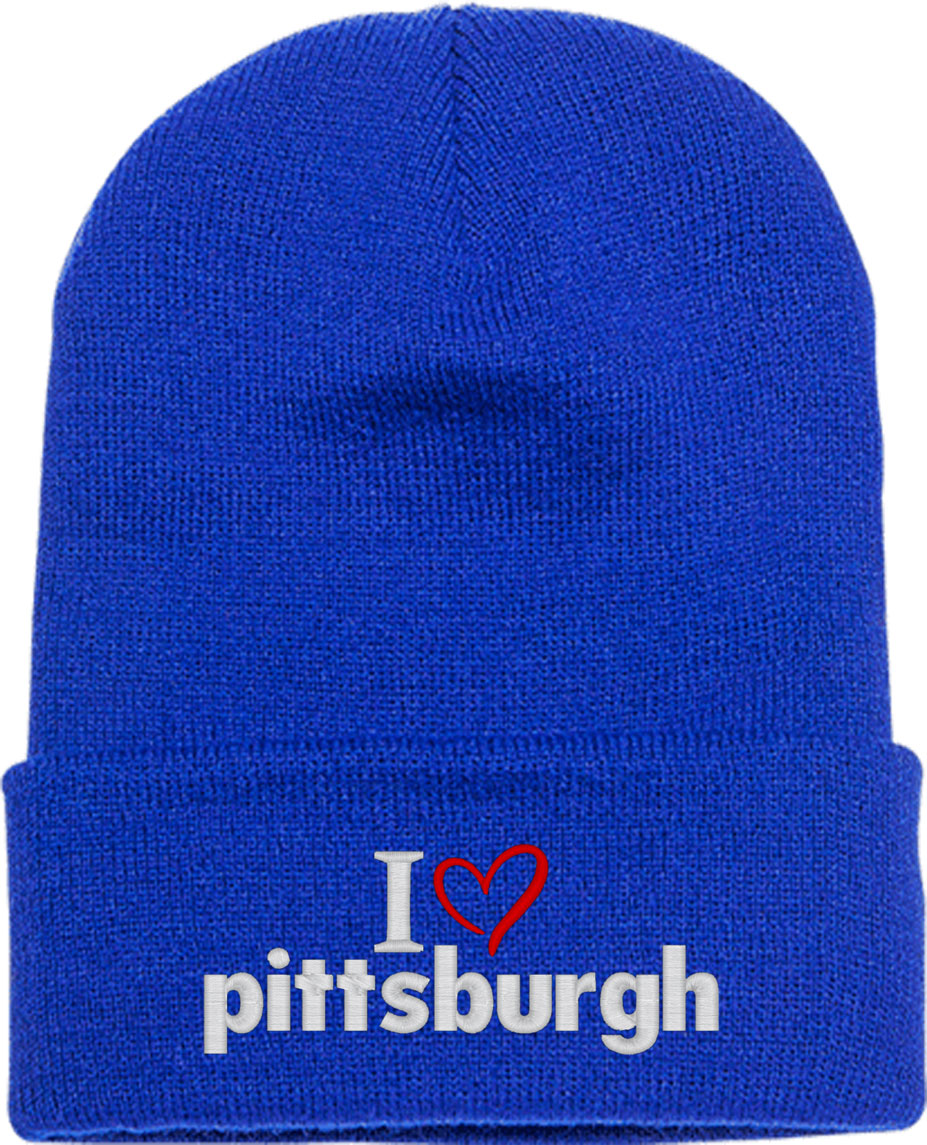 I Love Pittsburgh Knit Beanie