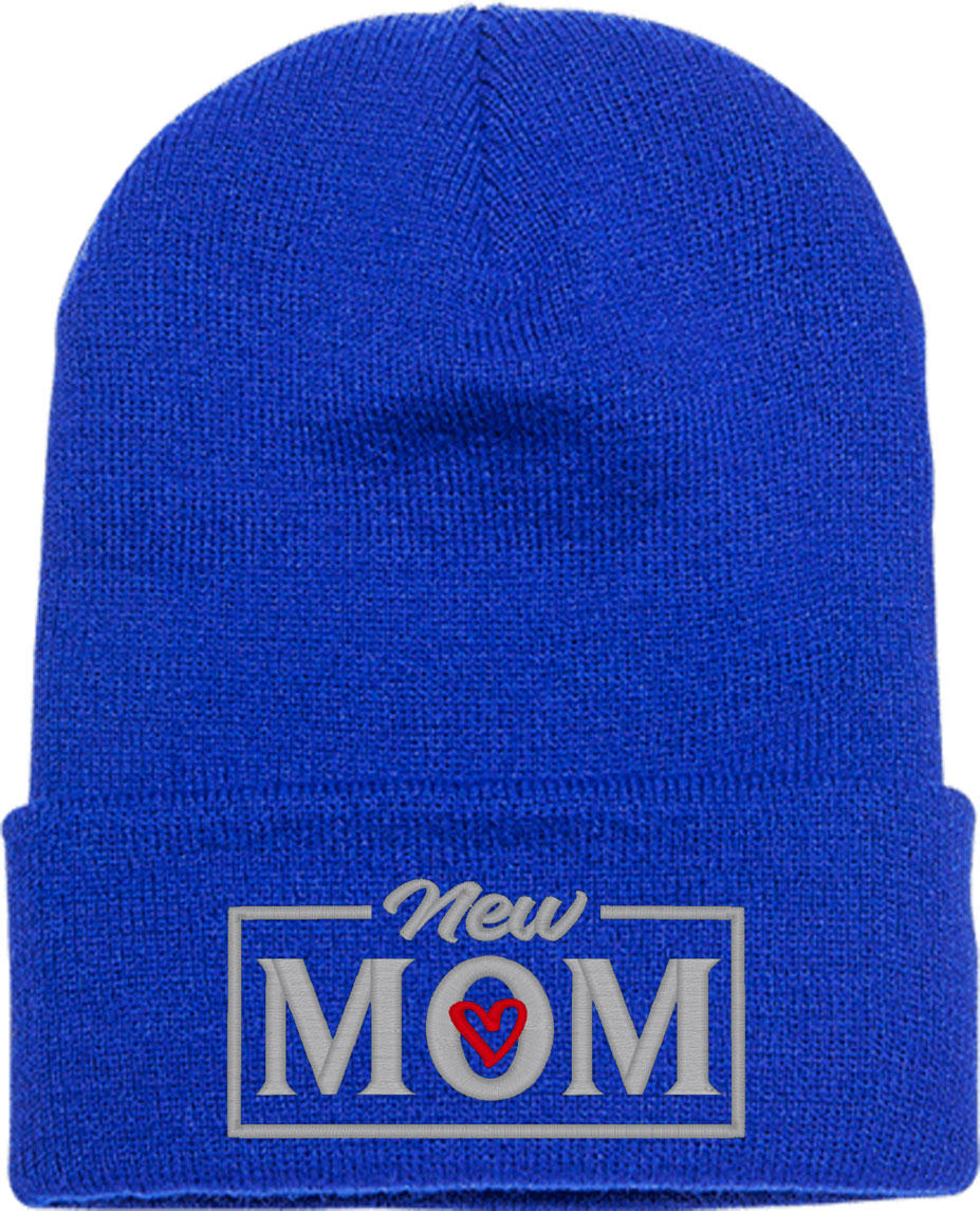 New Mom Mother's Day Knit Beanie