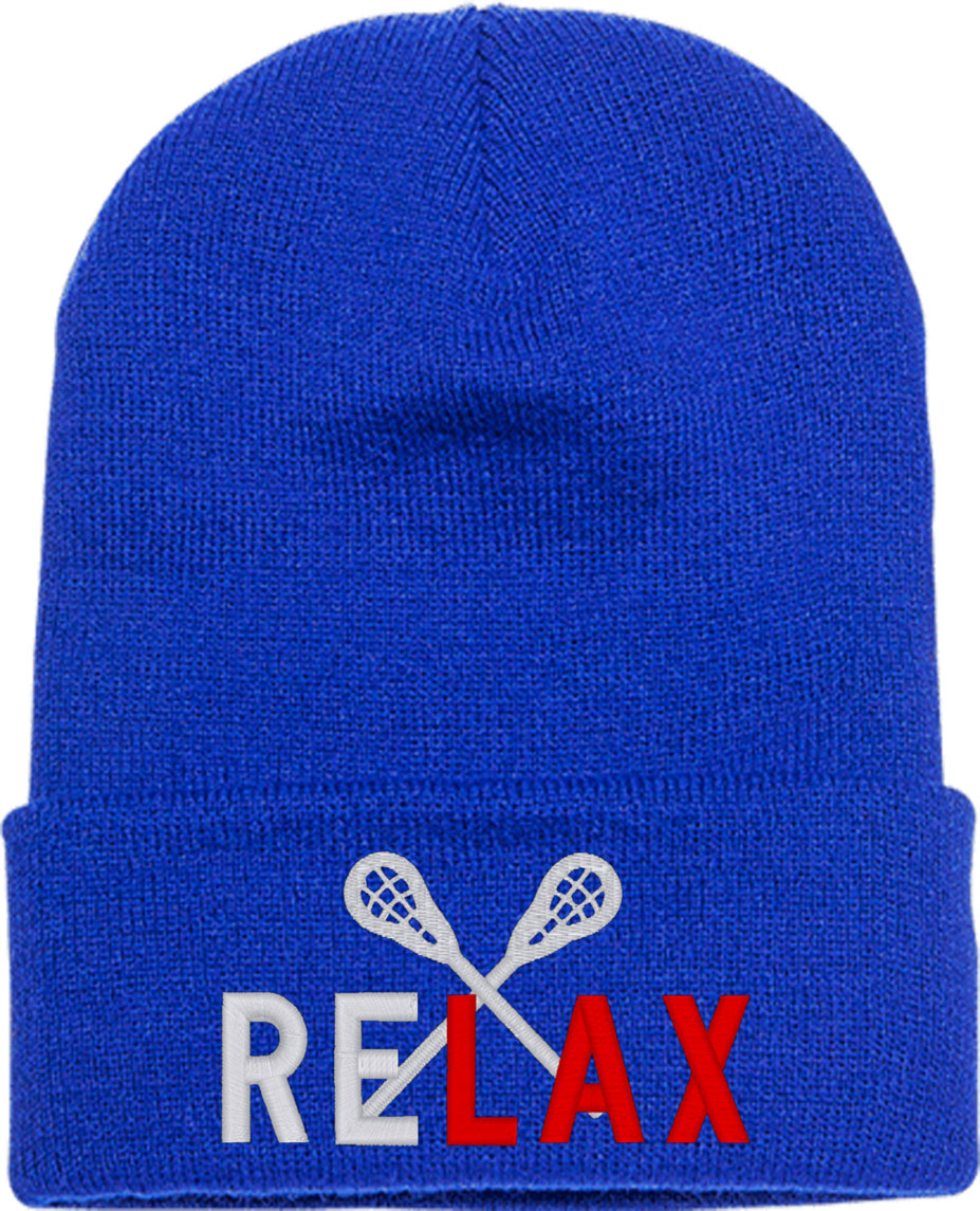 Relax Lacrosse Knit Beanie