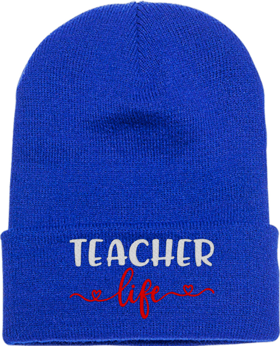 Teacher Life Knit Beanie