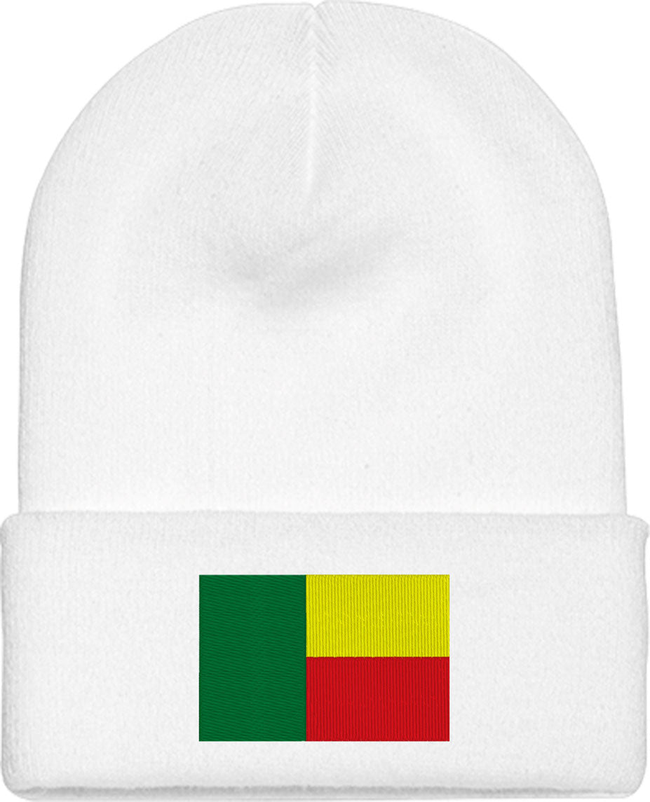 Benin Flag Knit Beanie