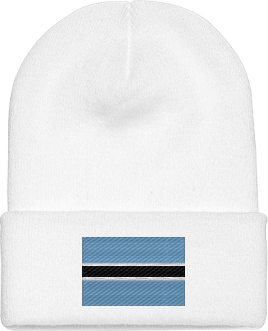 Botswana Flag Knit Beanie