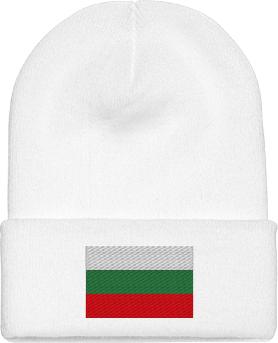 Bulgaria Flag Knit Beanie