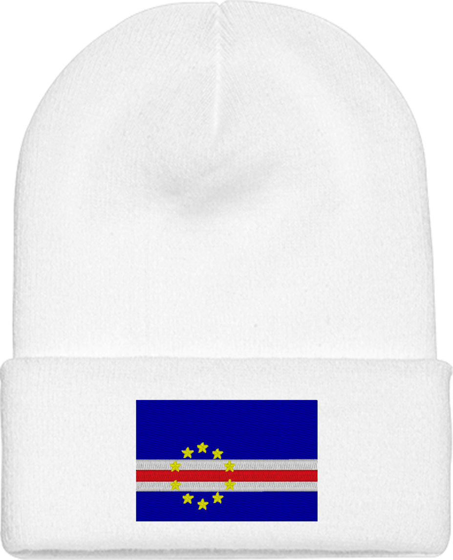 Cape Verde Flag Knit Beanie