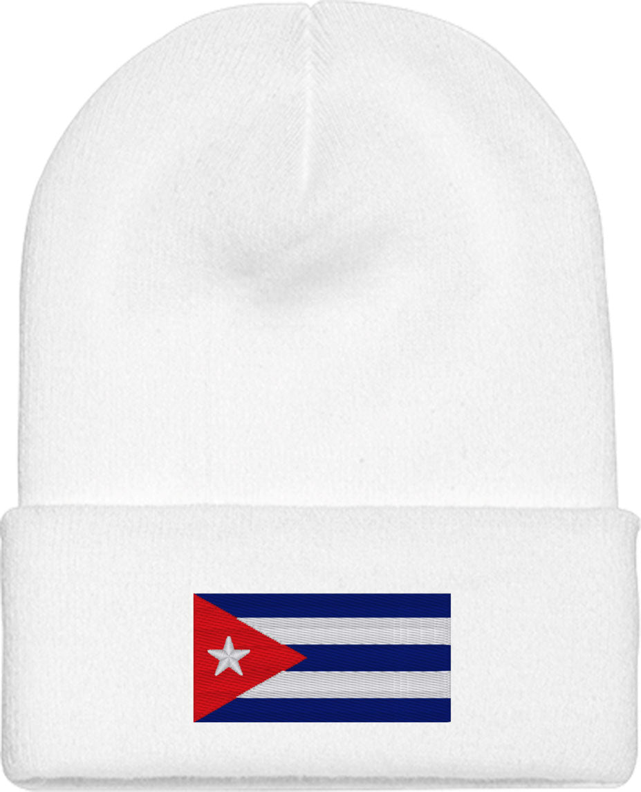 Cuba Flag Knit Beanie