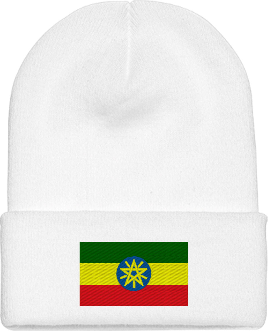 Ethiopia Flag Knit Beanie