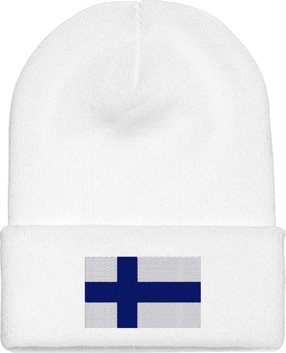 Finland Flag Knit Beanie