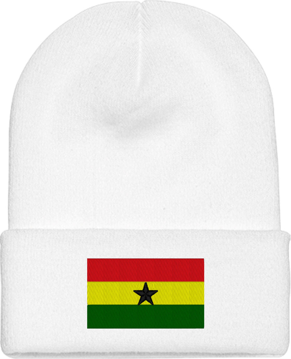 Ghana Flag Knit Beanie