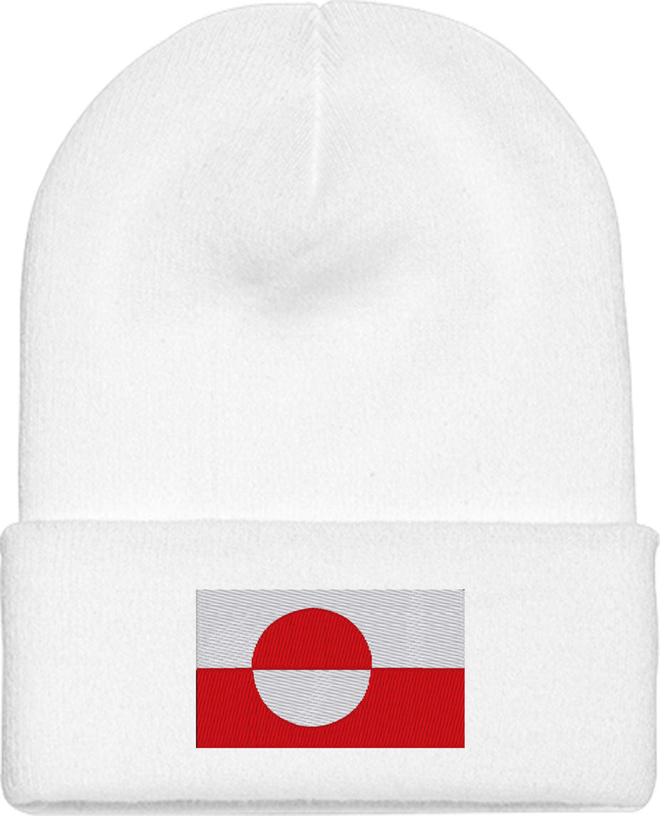 Greenland Flag Knit Beanie