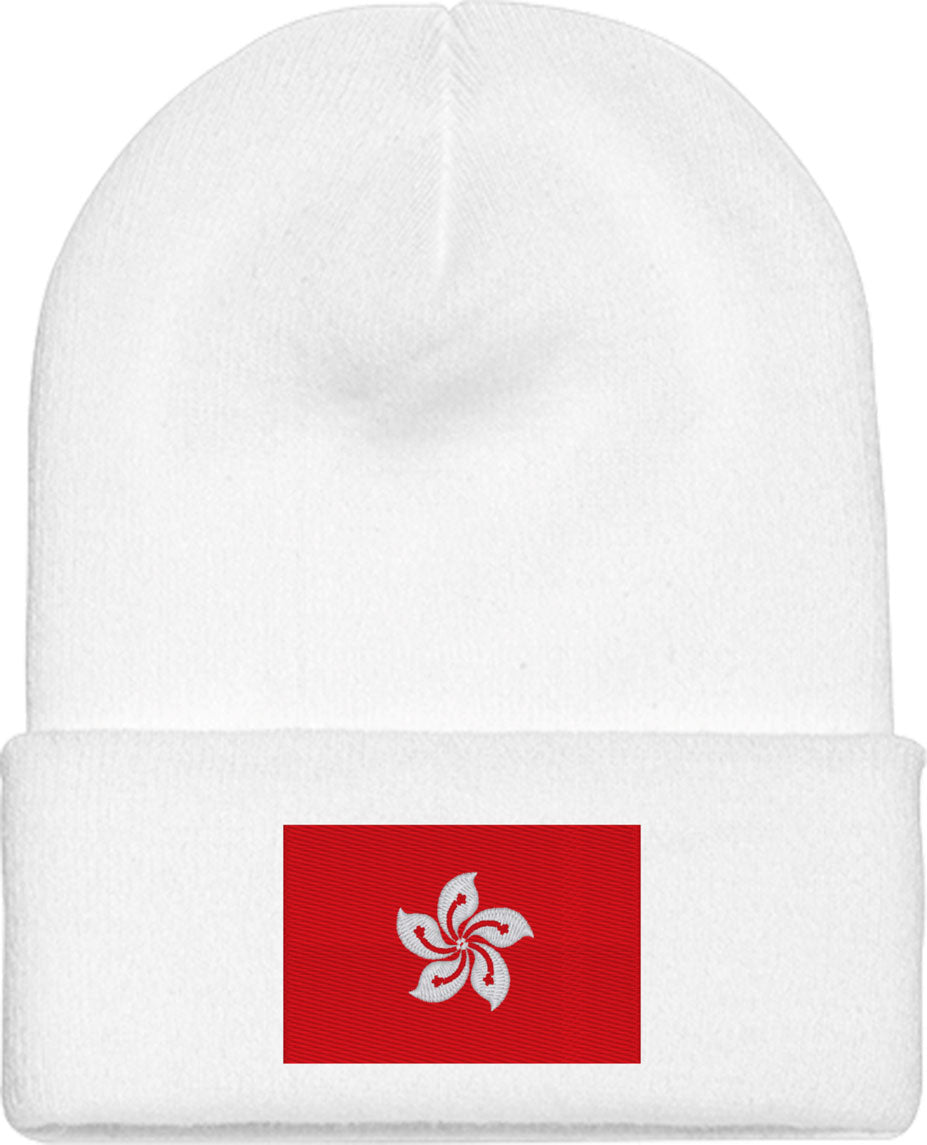 Hong Kong Flag Knit Beanie