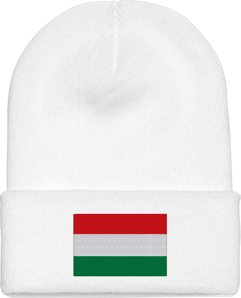 Hungary Flag Knit Beanie