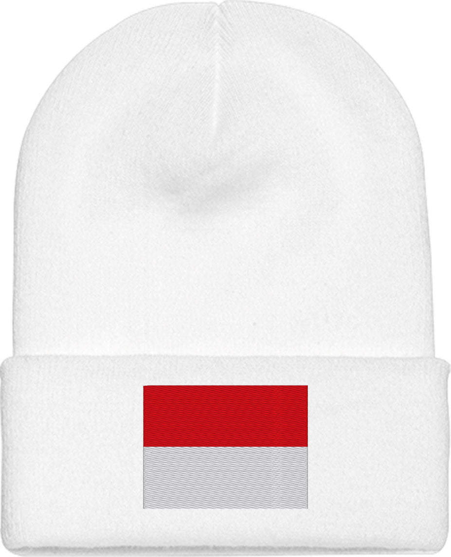 Indonesia Flag Knit Beanie