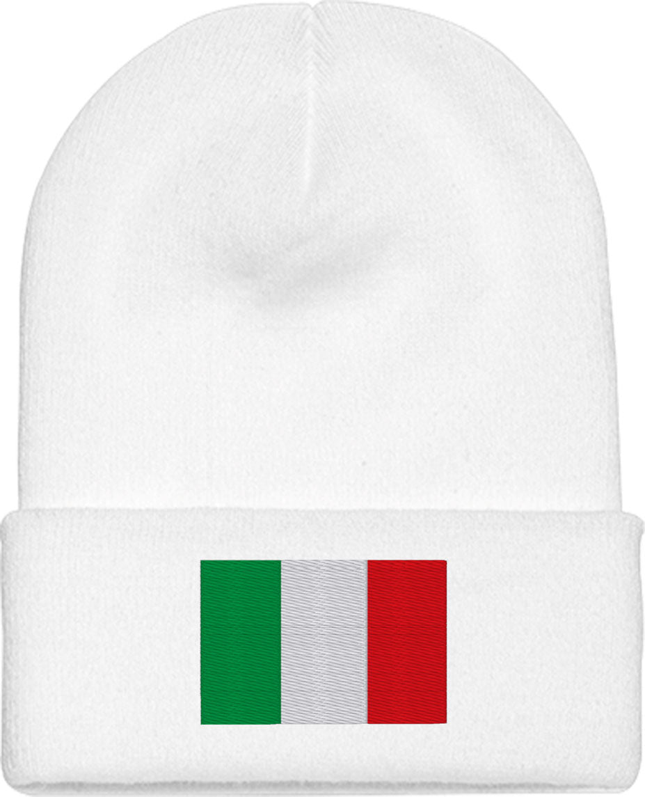 Italy Flag Knit Beanie