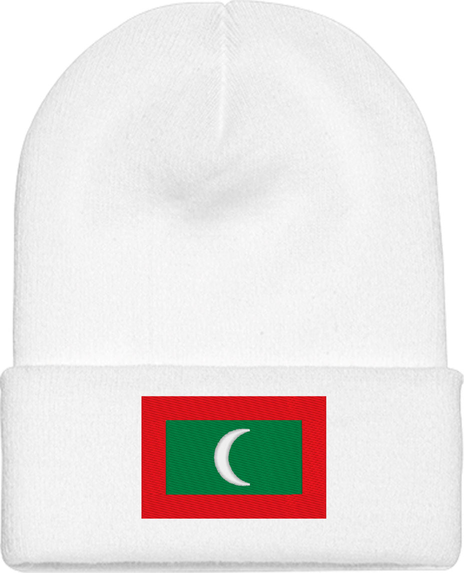 Maldives Flag Knit Beanie
