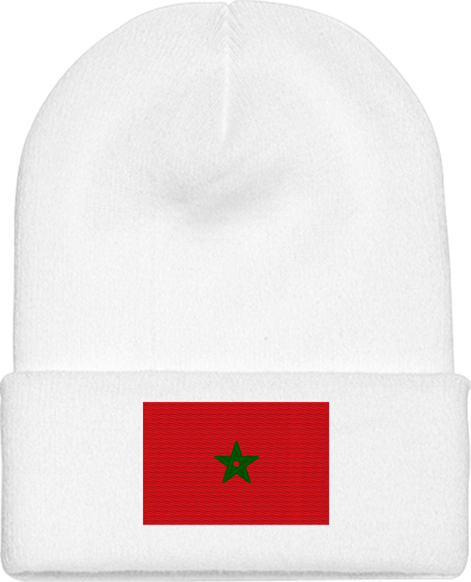 Morocco Flag Knit Beanie