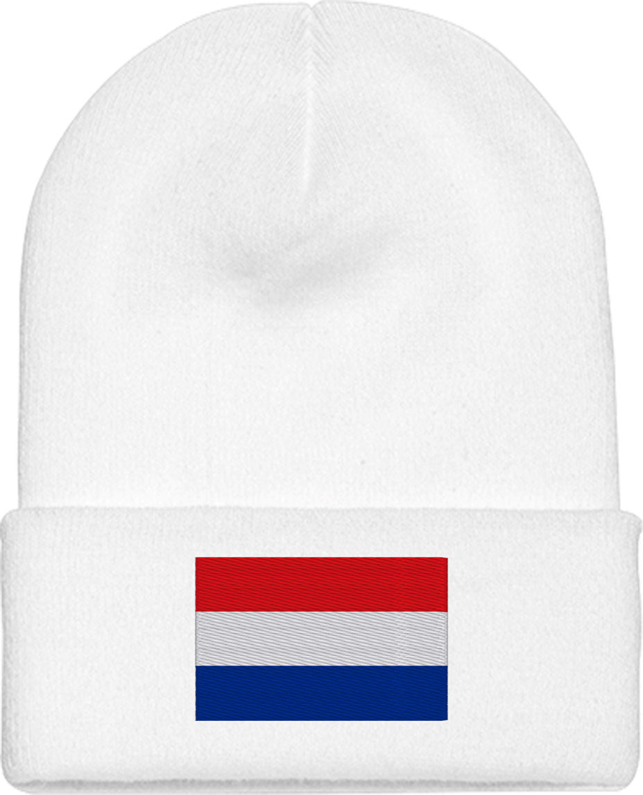 Netherlands Flag Knit Beanie