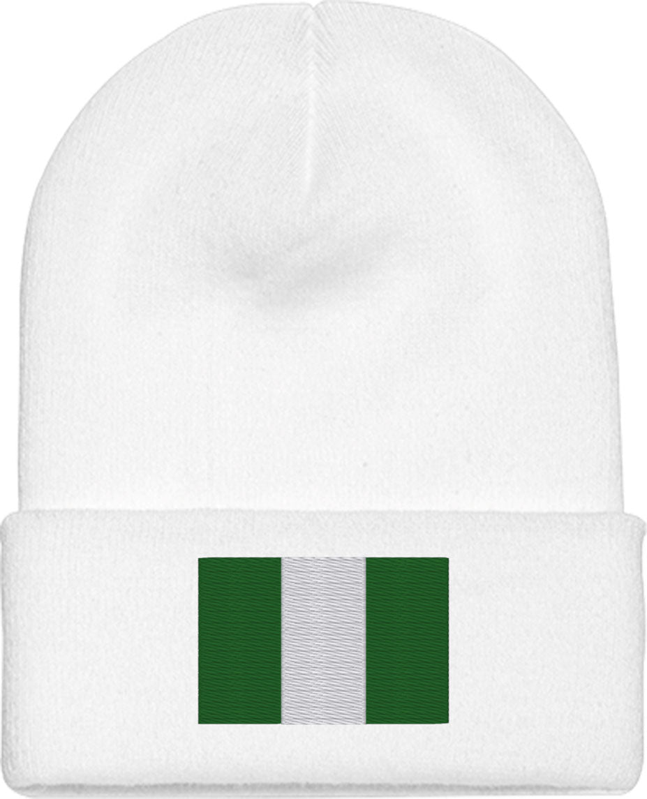 Nigeria Flag Knit Beanie
