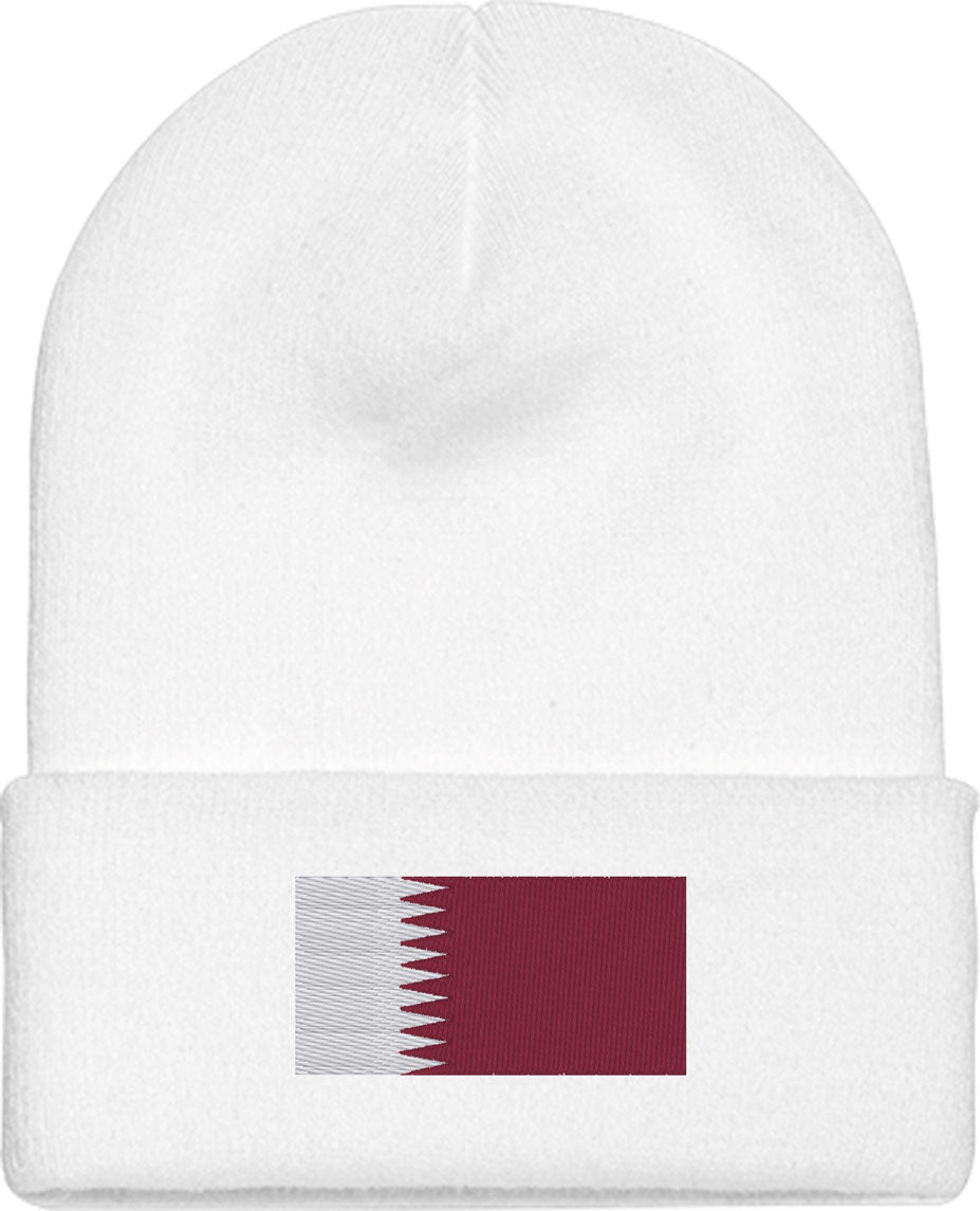 Qatar Flag Knit Beanie