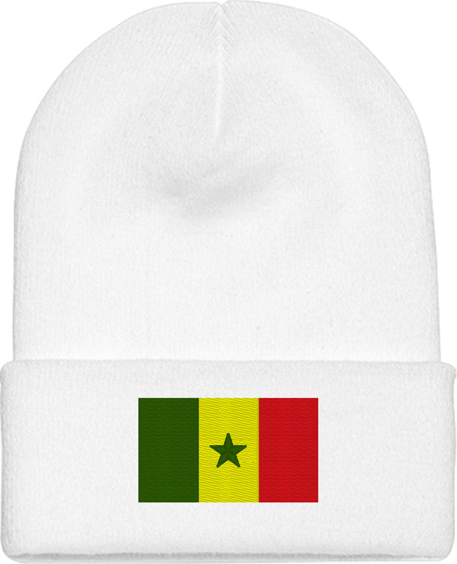 Senegal Flag Knit Beanie