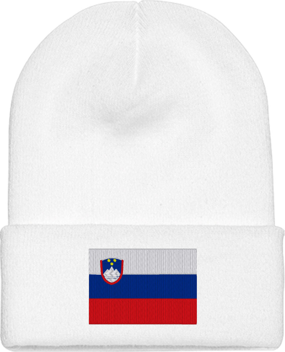 Slovenia Flag Knit Beanie