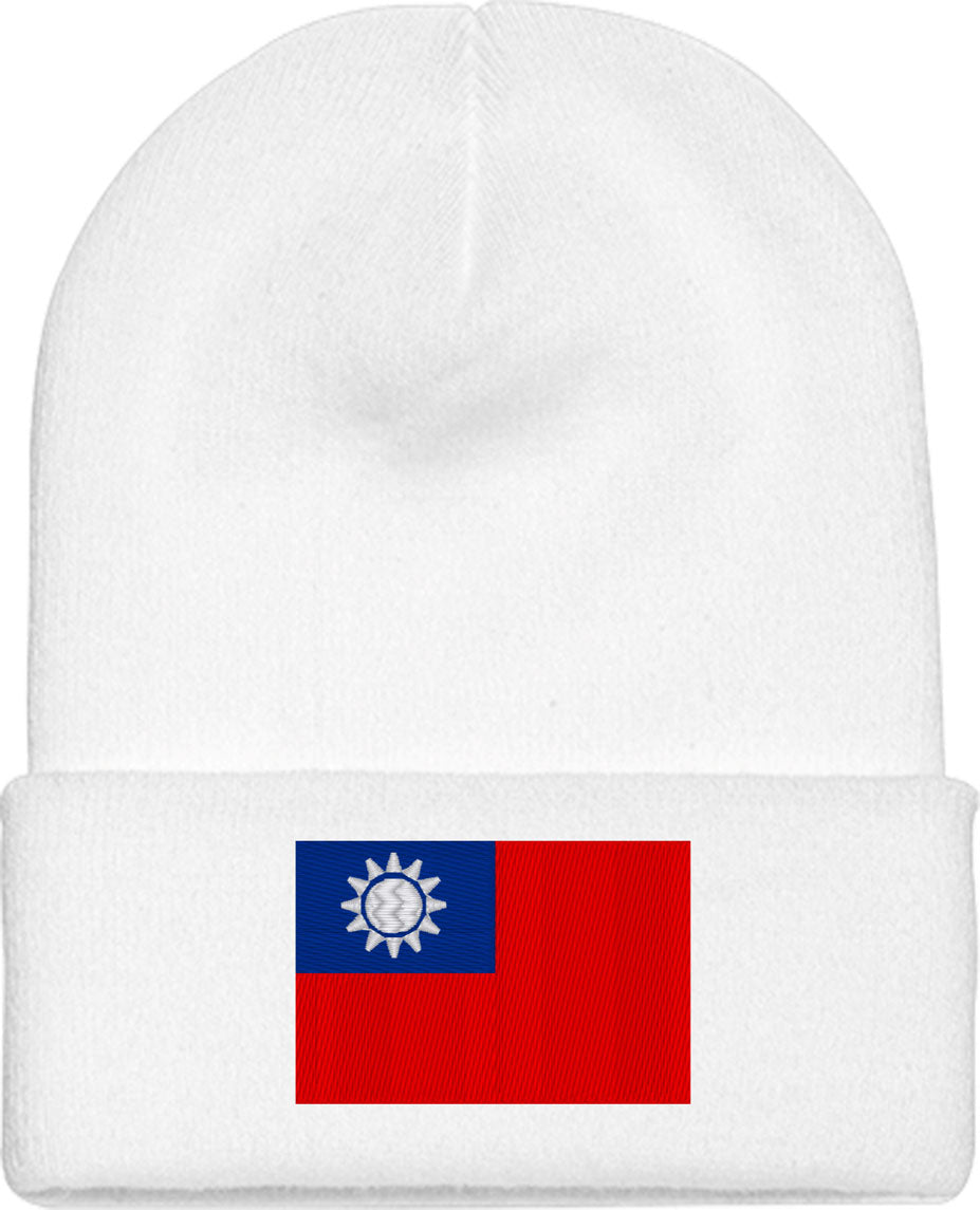 Taiwan Flag Knit Beanie