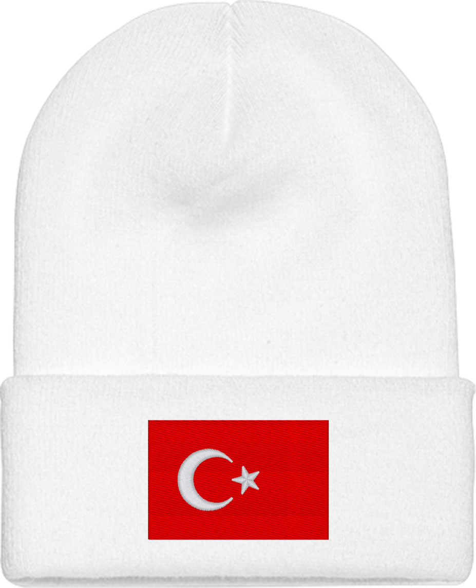 Turkish Flag Knit Beanie