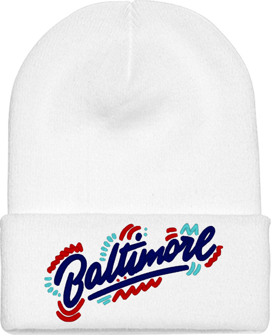 Baltimore Maryland Knit Beanie