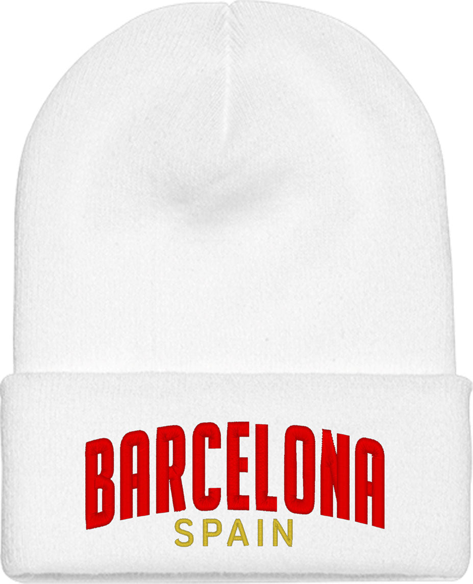 Barcelona Spain Knit Beanie