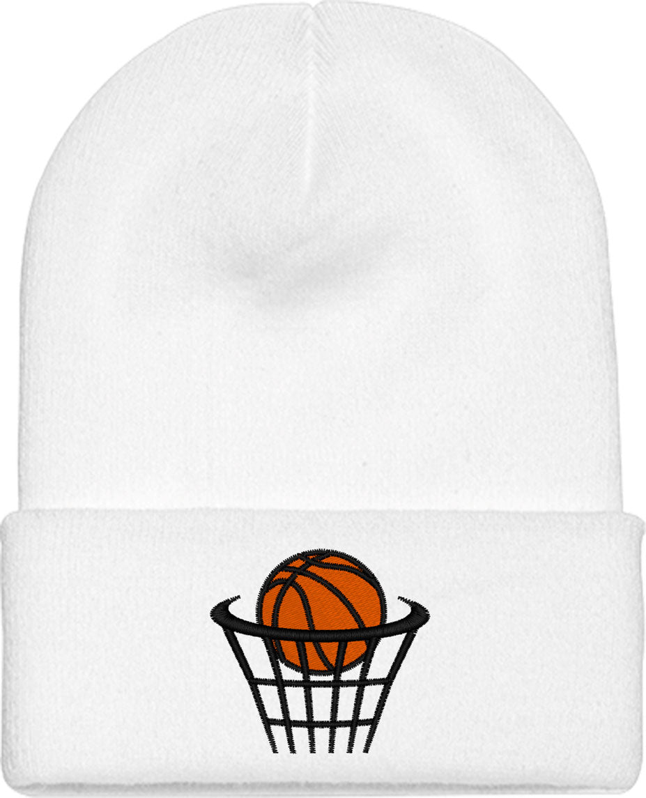 Basketball Hoop Knit Beanie