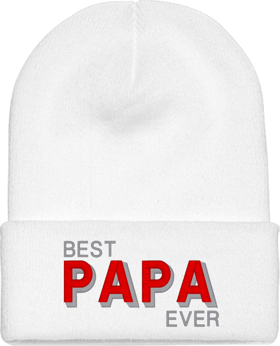 Best Papa Ever Knit Beanie