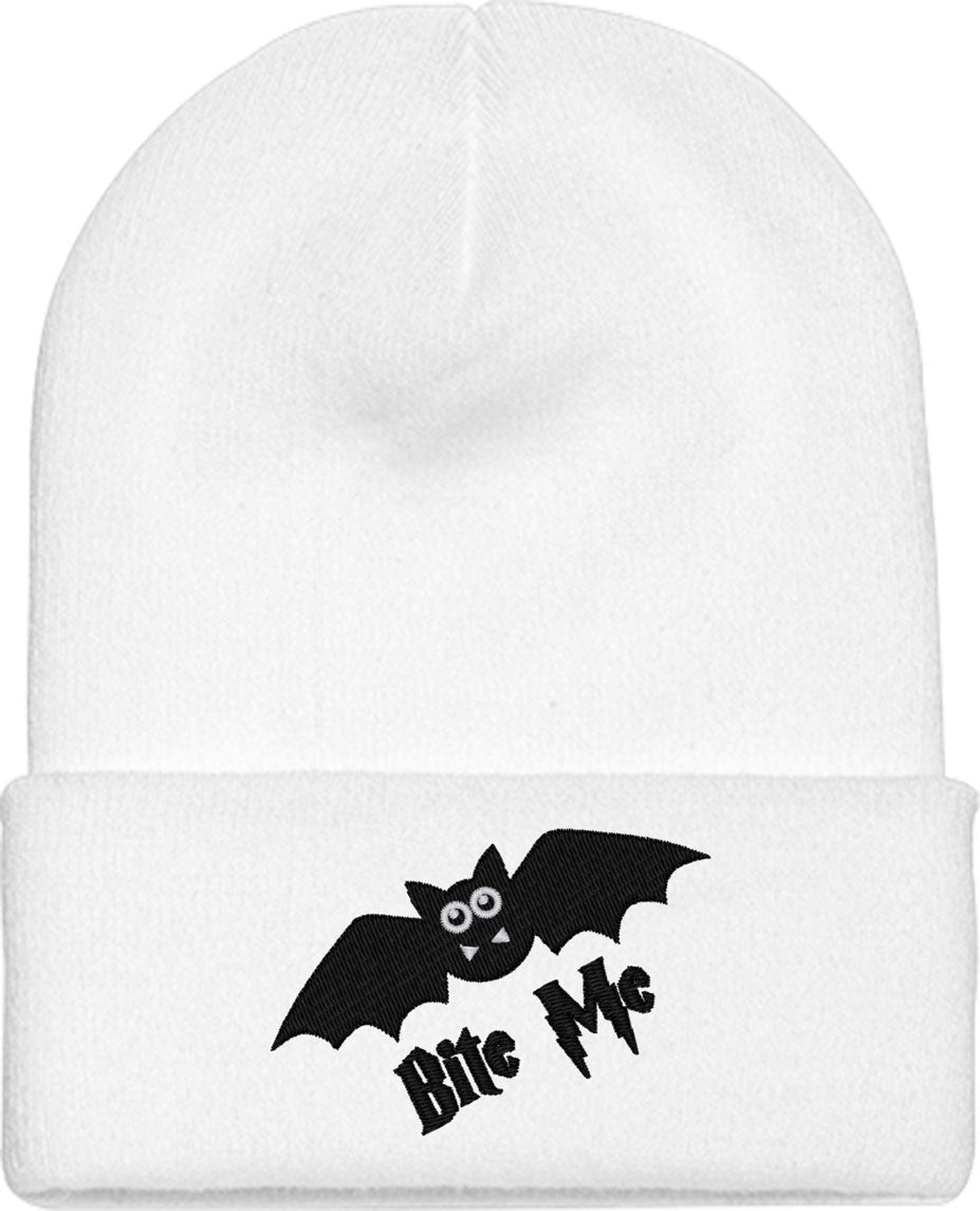 Bite Me Cute Bat Knit Beanie