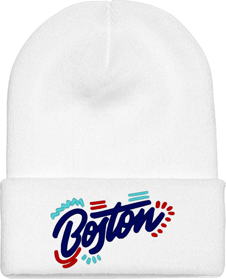 Boston Massachusetts Knit Beanie