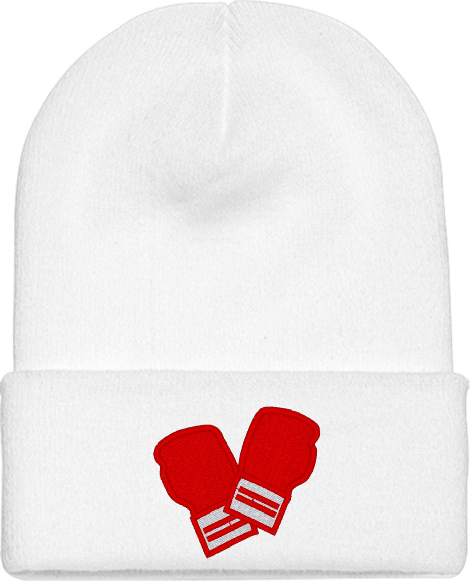 Boxing Gloves Knit Beanie