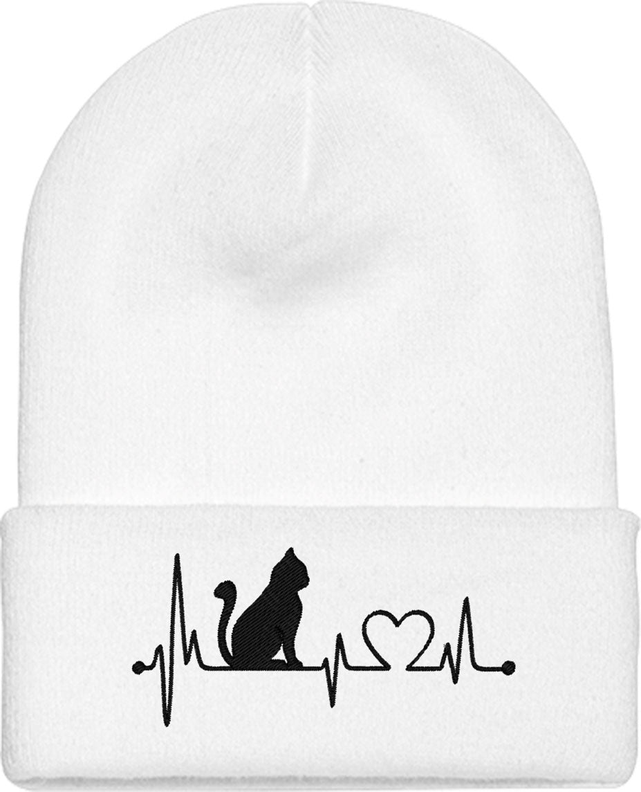Cat Love Lifeline Knit Beanie