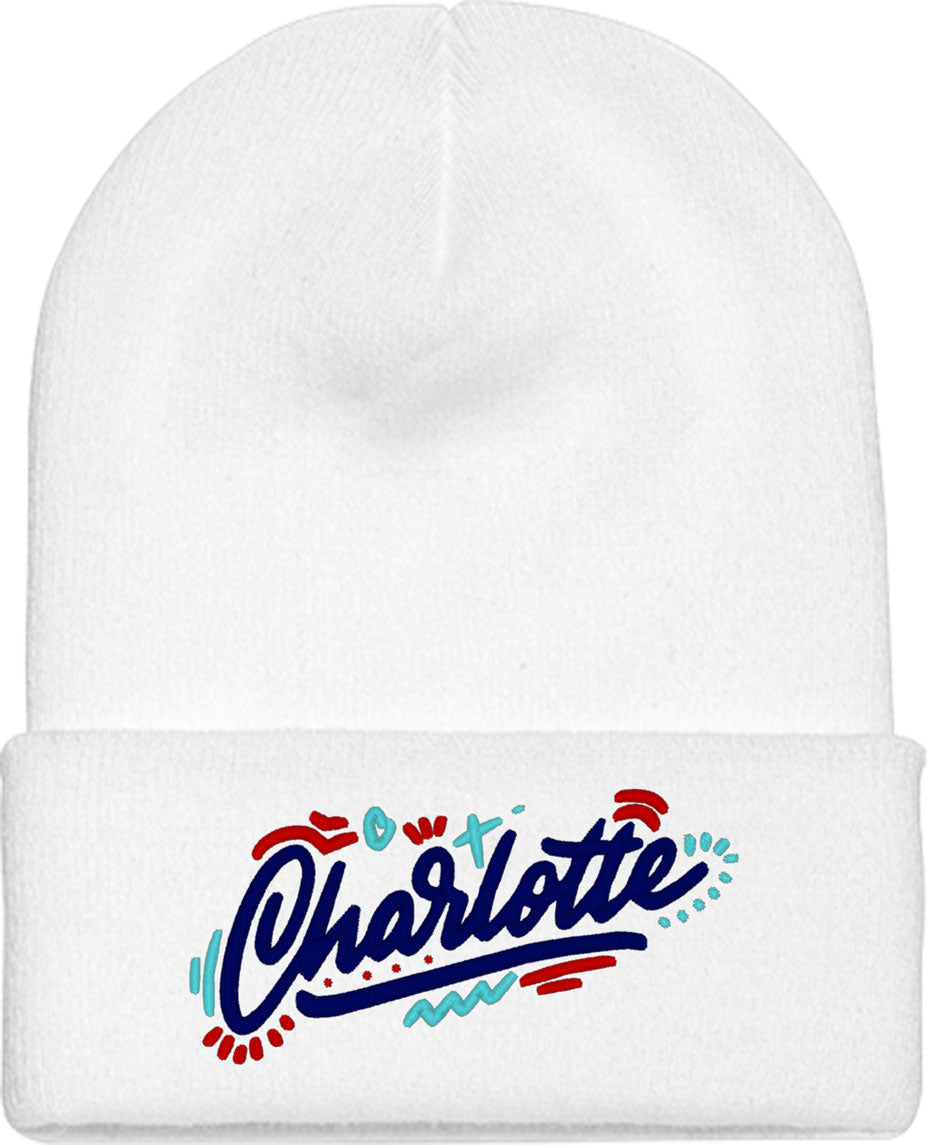 Charlotte North Carolina Knit Beanie