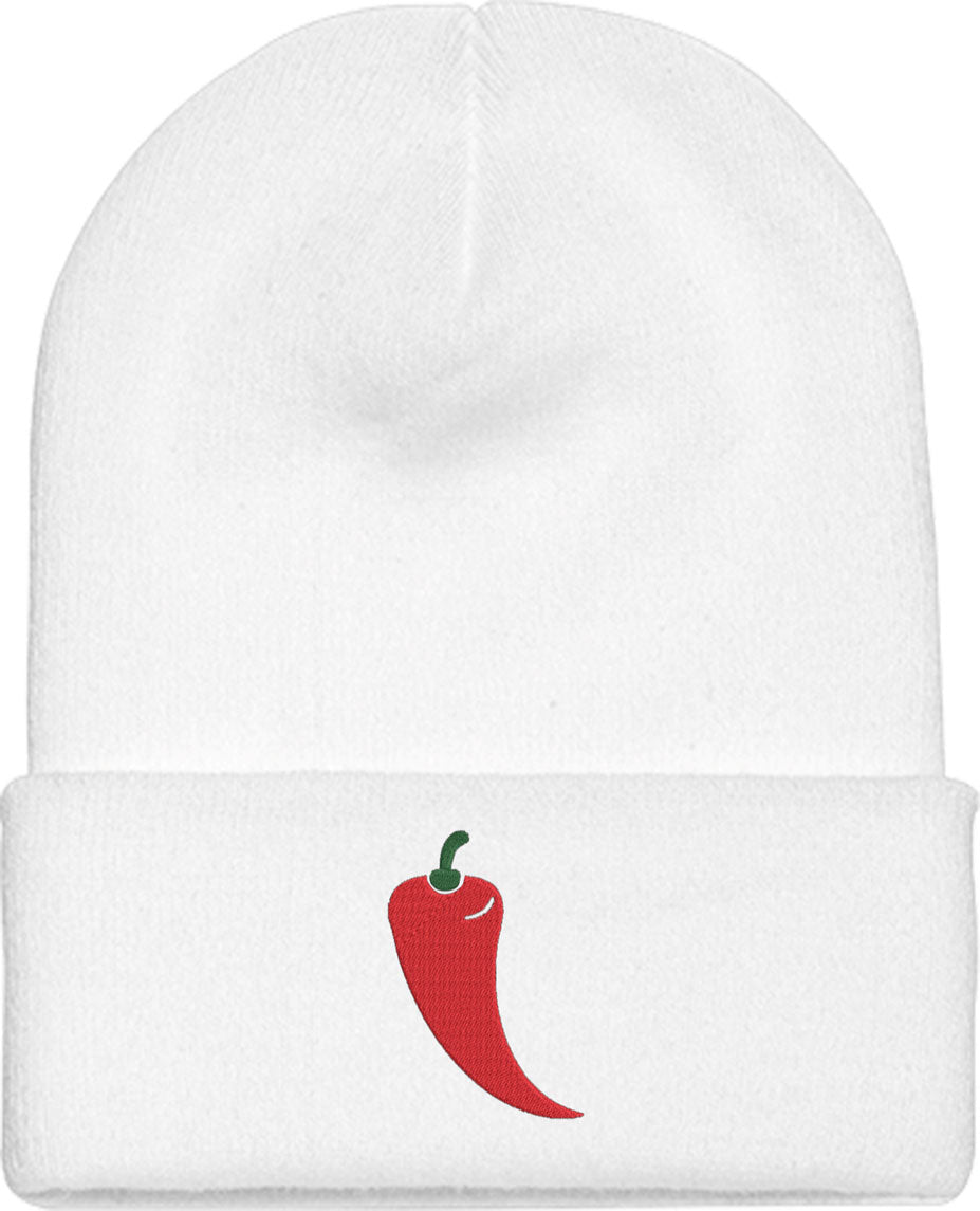 Red Chili Pepper Knit Beanie