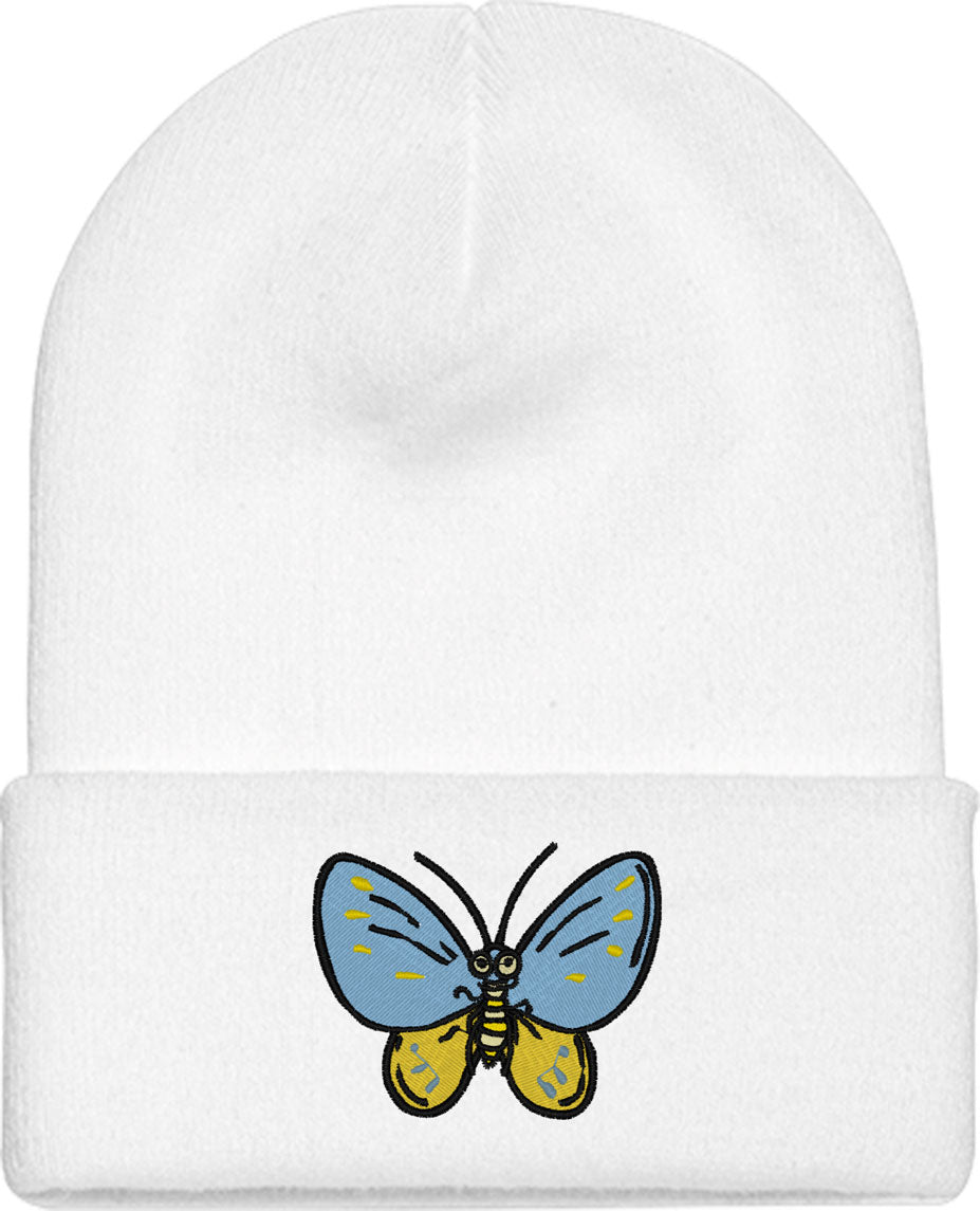 Cute Butterfly Knit Beanie