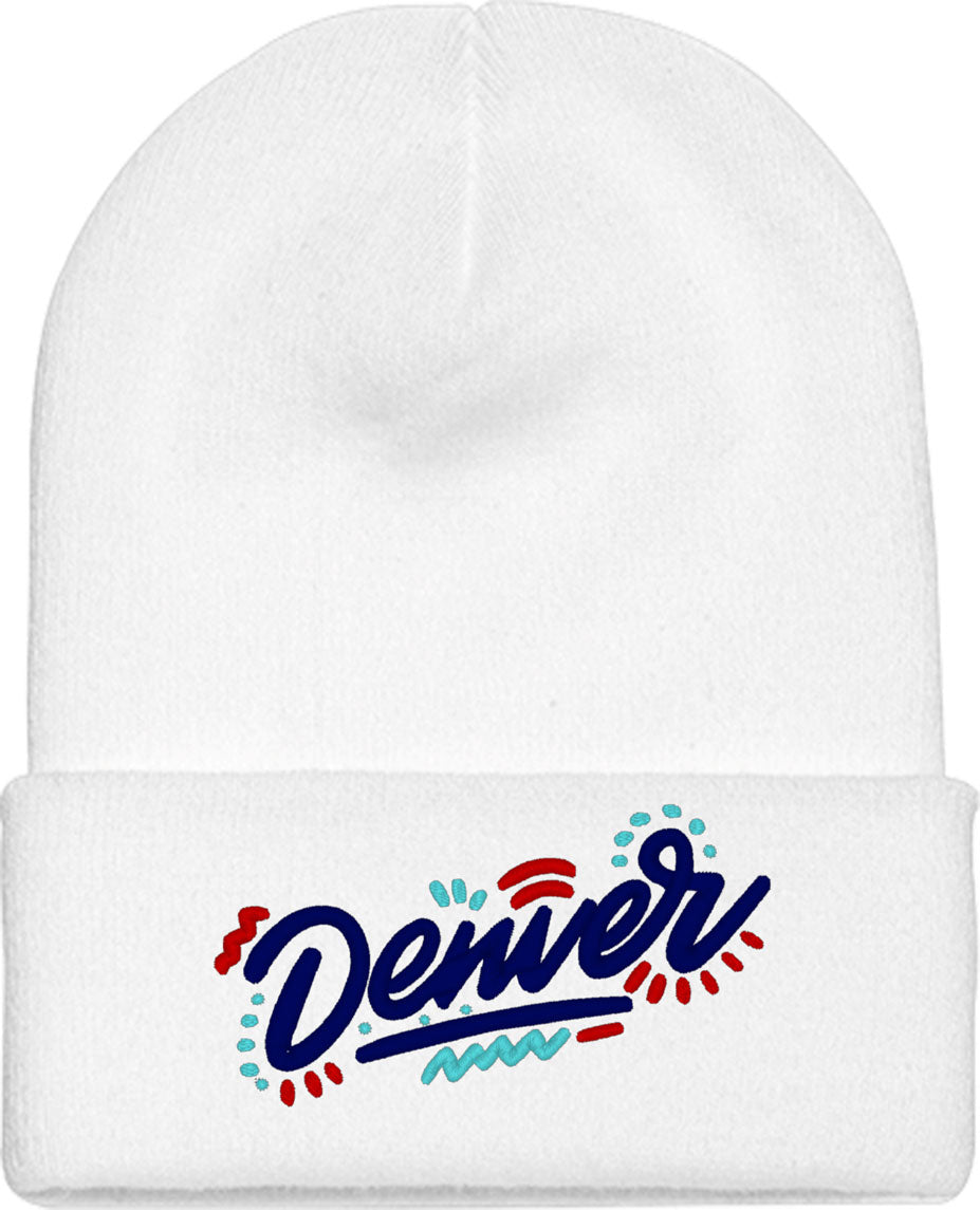 Denver Colorado Knit Beanie