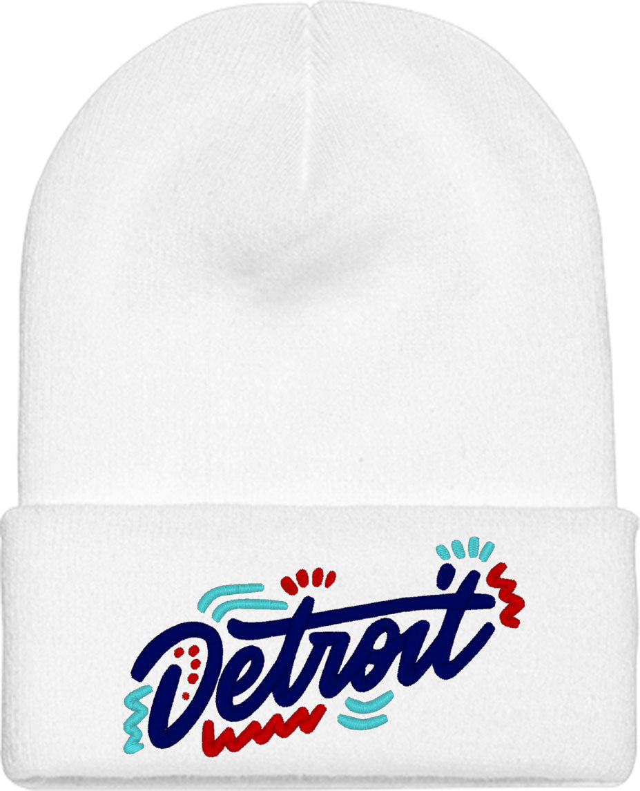 Detroit Michigan Knit Beanie