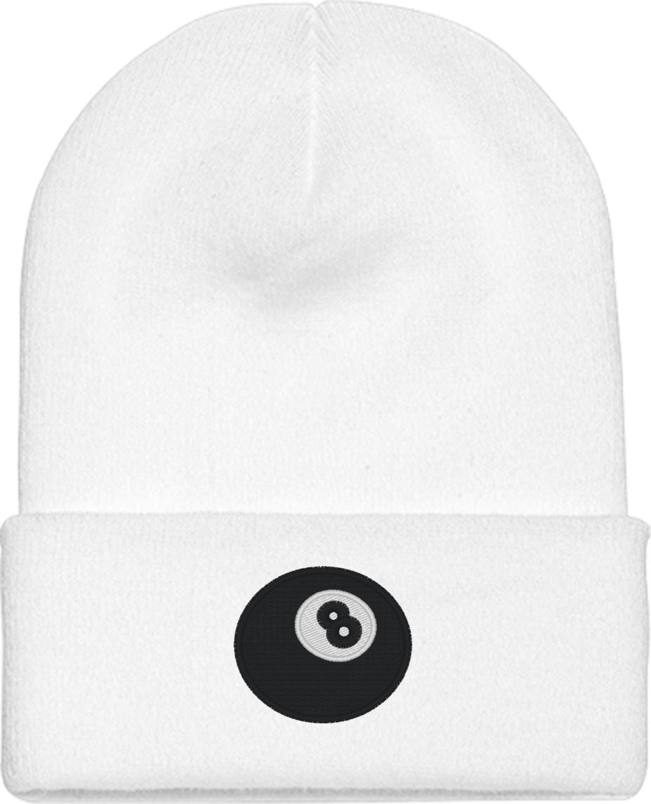 Eight Ball 8 Ball Pool Knit Beanie